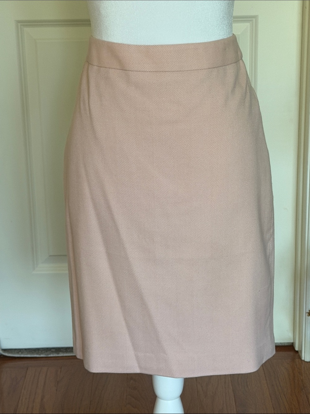 Banana Republic Soft Blush Midi A-Line Skirt